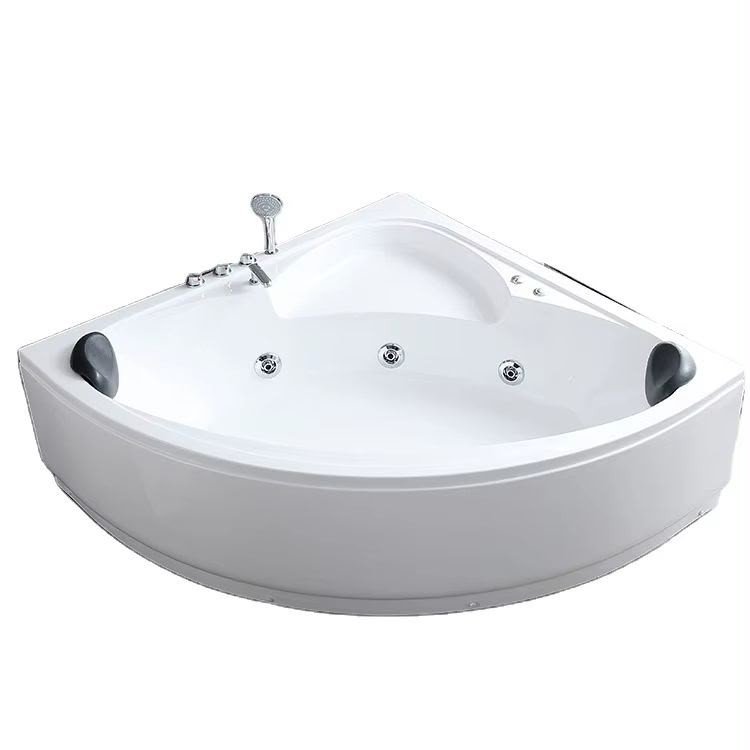 Luxury Double Seater Corner Jacuzzi Bathtub - Indoor/Outdoor Spa