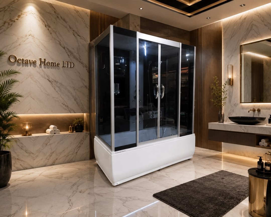 Premium Executive Steam Shower Room - Luxury Edition | High Base