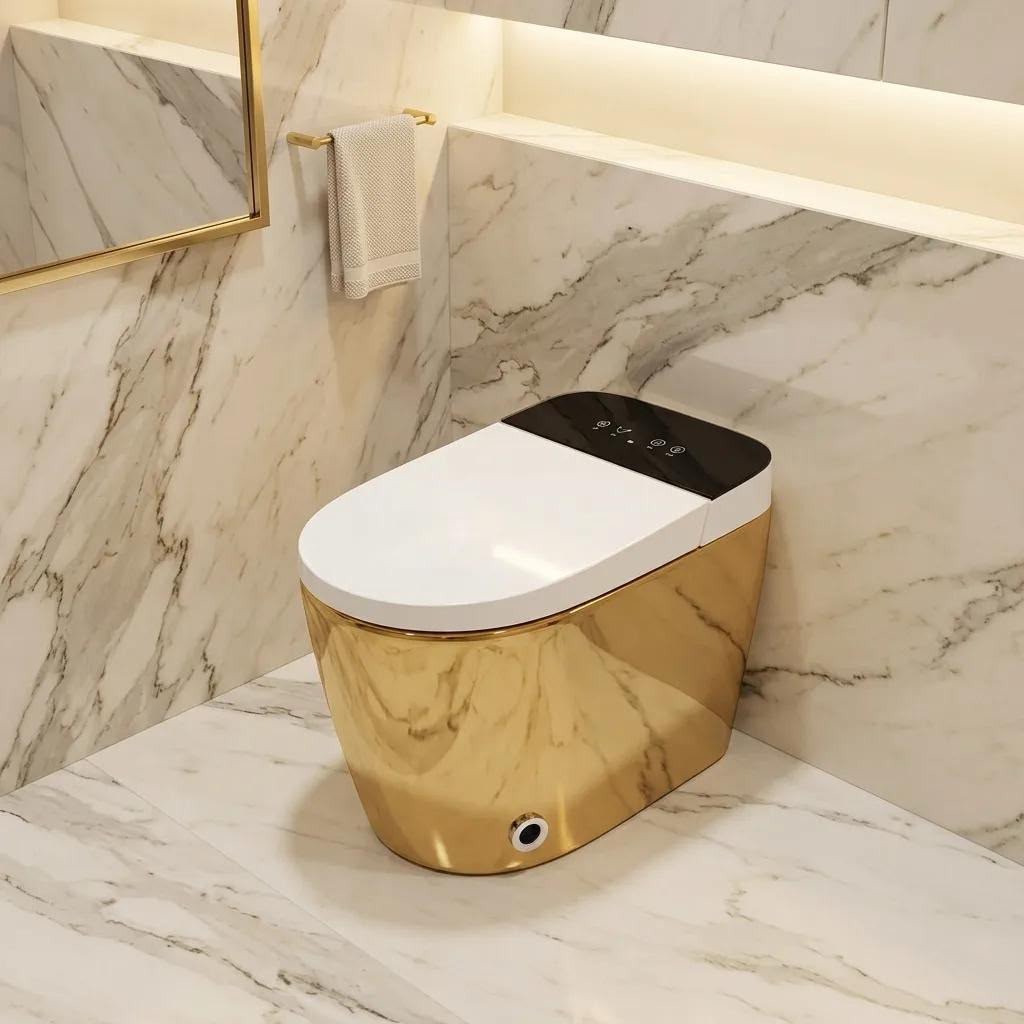 Smart Intelligent Toilet: Modern All-in-One Bidet & Heated Seat