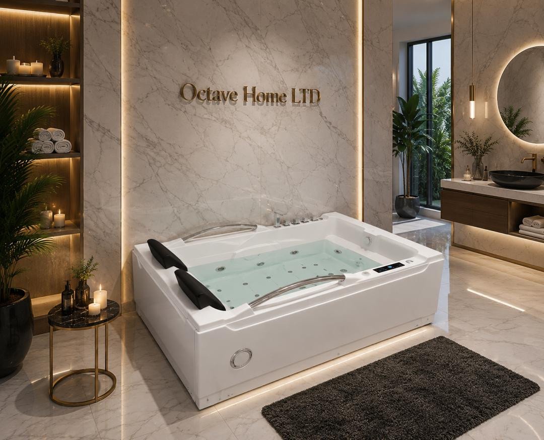 Singles Corner Whirlpool Jacuzzi Bathtub