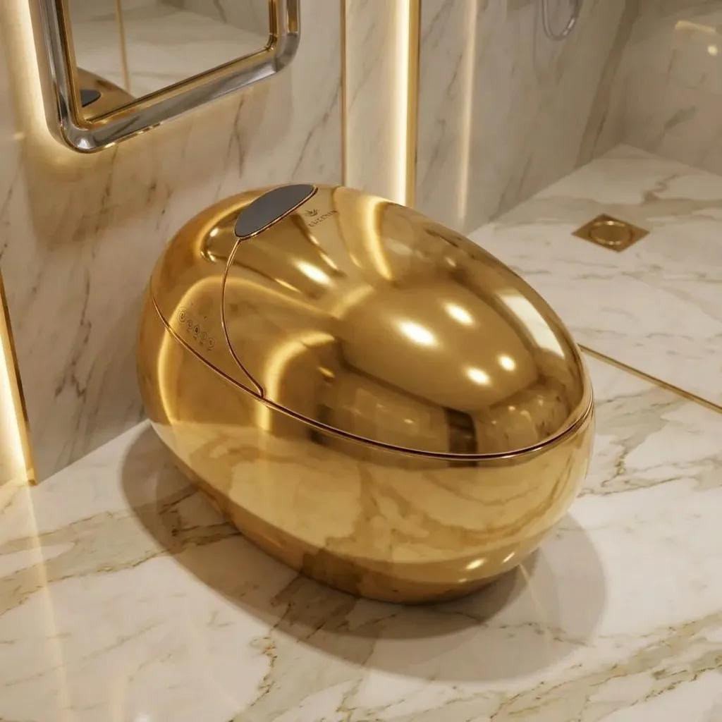 Smart Intelligent Toilet: Modern All-in-One Bidet Toilet with Heated Seat & Auto Flush