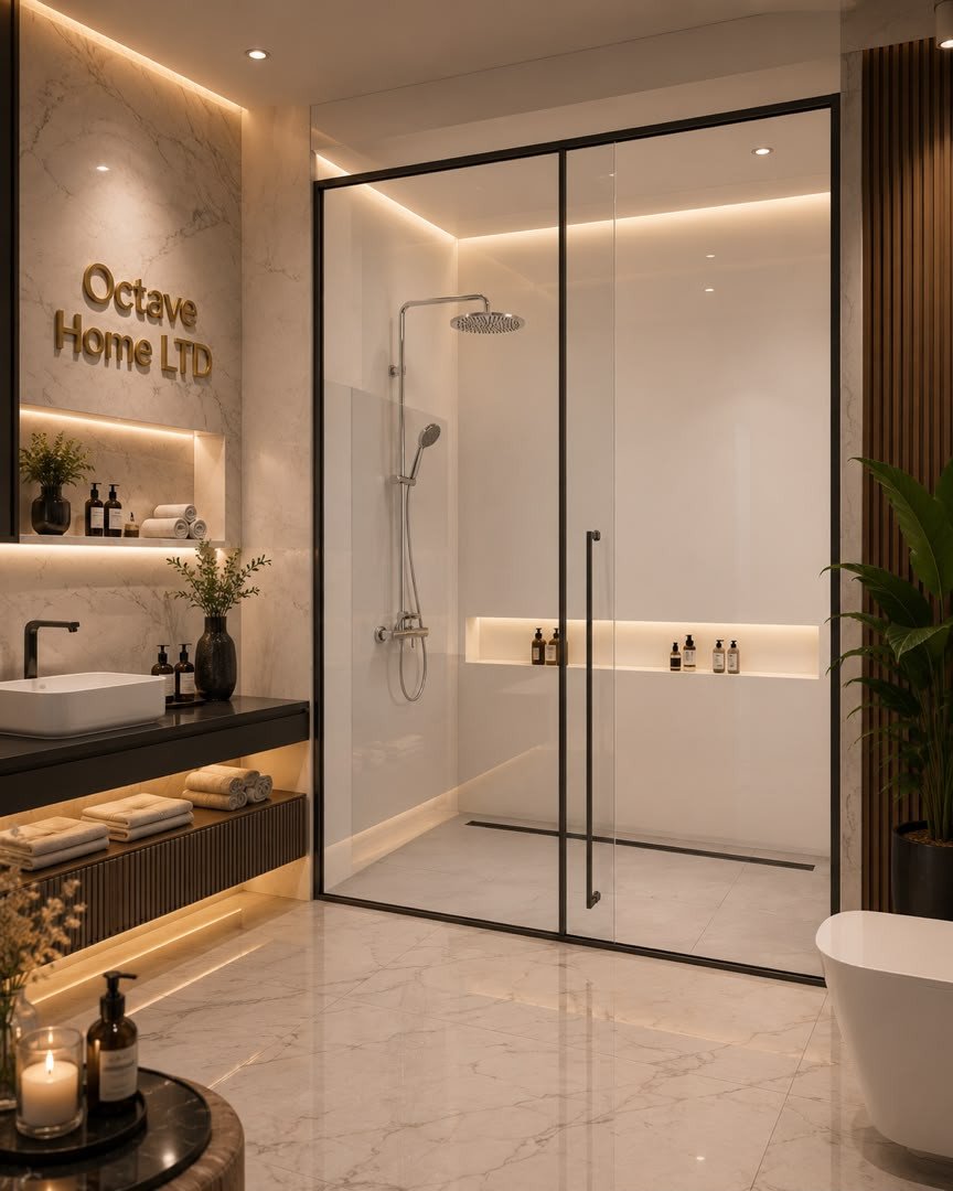Luxury Frameless Shower Enclosure (Shower Doors)